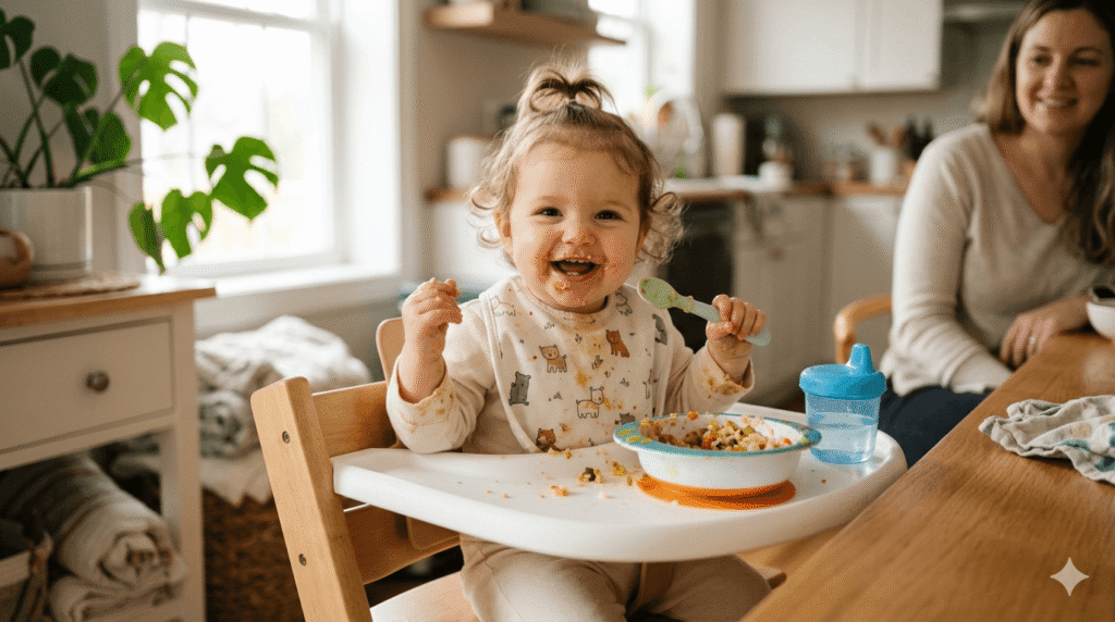 7-month-old baby feeding schedule