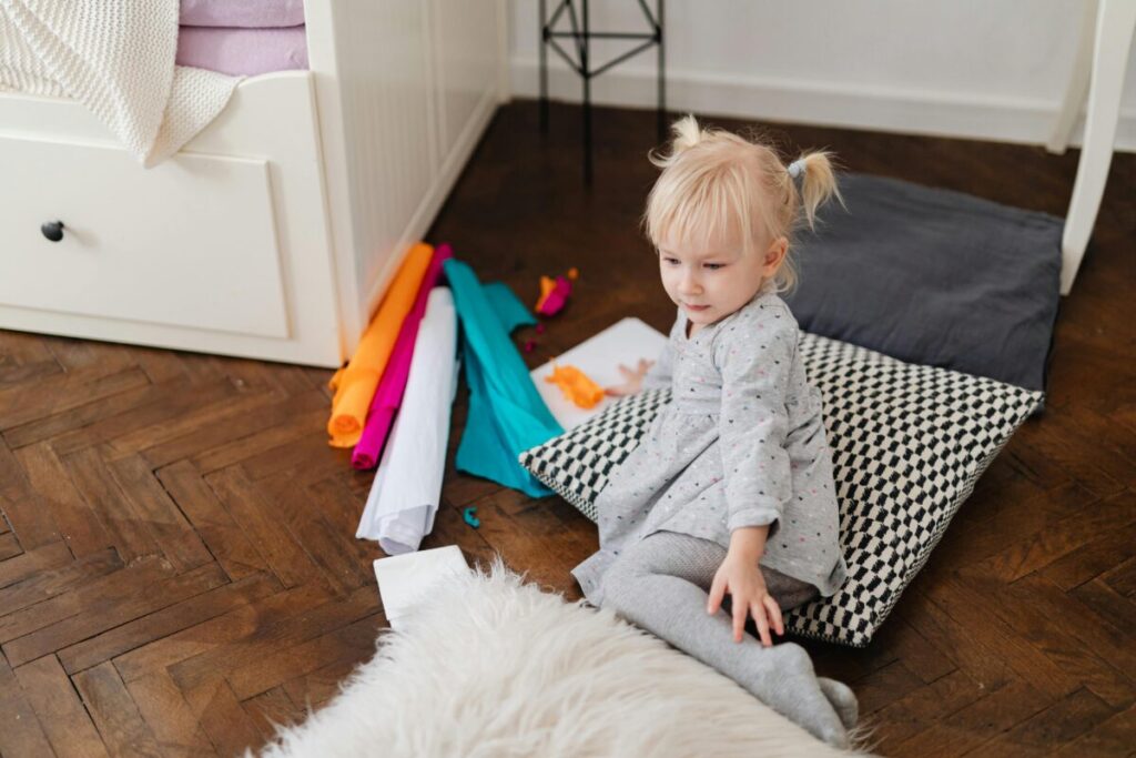17 month old toddler negotiating with mom
