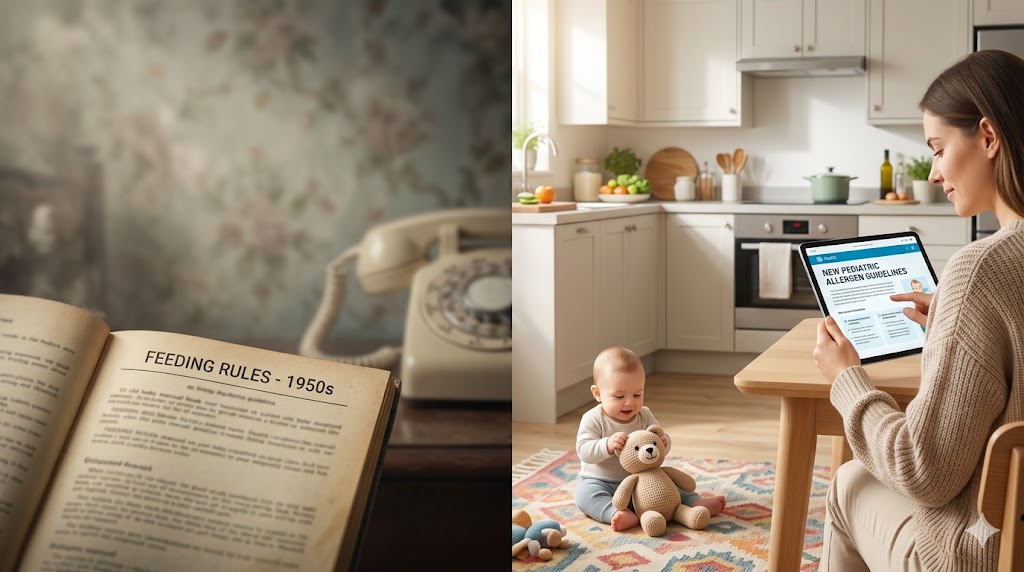 Understanding early allergen introduction guidelines and the transition from old pediatric advice to modern science-based feeding