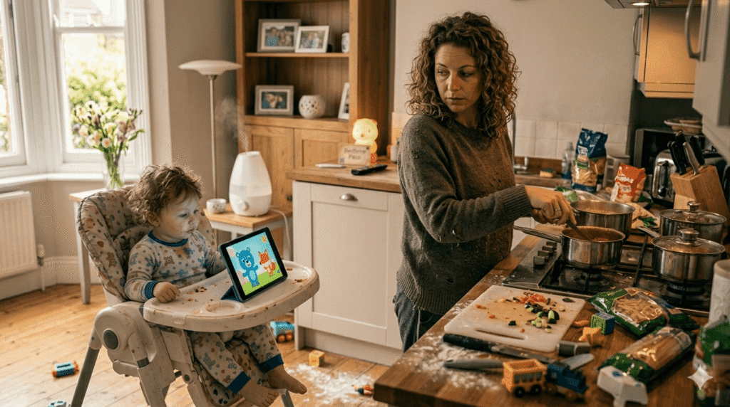 How to manage screen time guilt as a modern mom