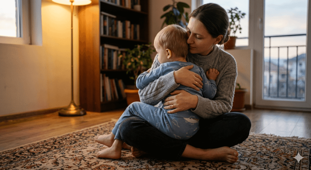 The "Time-In" gentle discipline alternative for toddler's meltdowns.