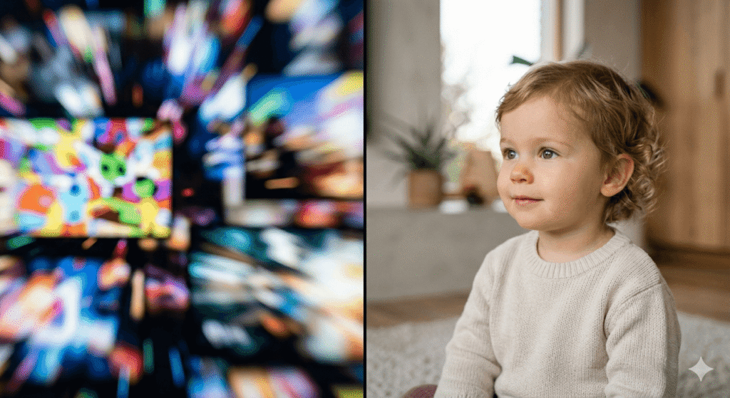 Understanding toddler zombie mode and why switching to low dopamine shows helps with screen time behavior.