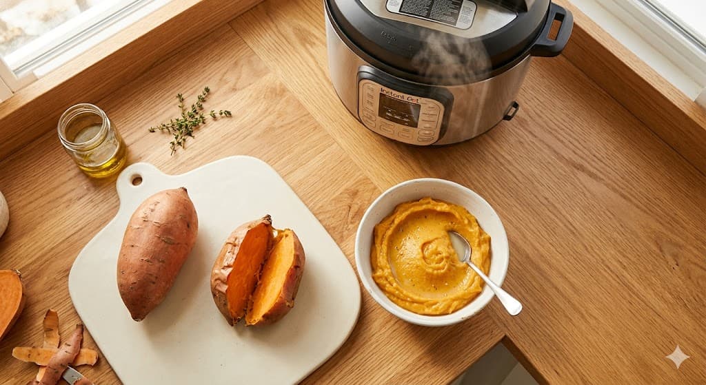 Quick and easy how to prepare sweet potato for 6 month old explorers
