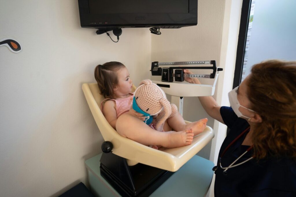 A pediatrician-recommended fortified milk drink for a child with specific medical growth needs
