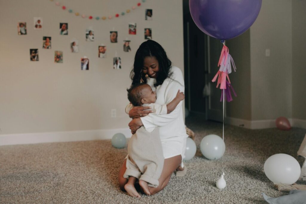 Calm parenting technique showing a parent offering emotional support during a toddler tantrum